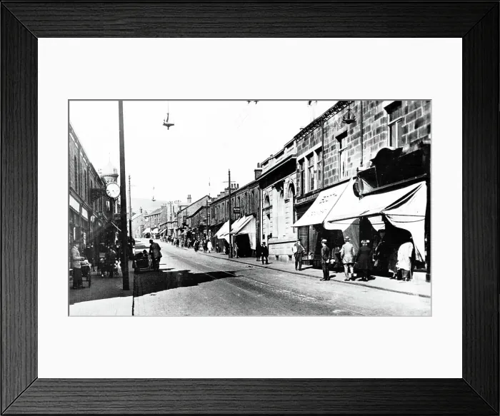Framed Print : Bank Street, Rawtenstall, early 1900s Framed Print : Bank Street, Rawtenstall, early 1900s
