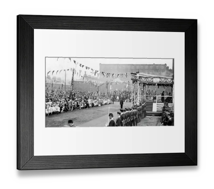 Framed Print : Visit of King George V, Rawtenstall, 1913 Framed Print : Visit of King George V, Rawtenstall, 1913
