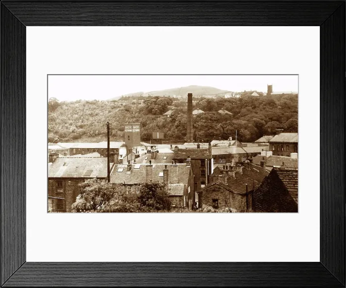 Framed Print : Baltic Mill, Waterfoot, early 1900s Framed Print : Baltic Mill, Waterfoot, early 1900s