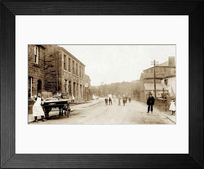 Framed Print : Burnley Road, Water, Victorian period Framed Print : Burnley Road, Water, Victorian period