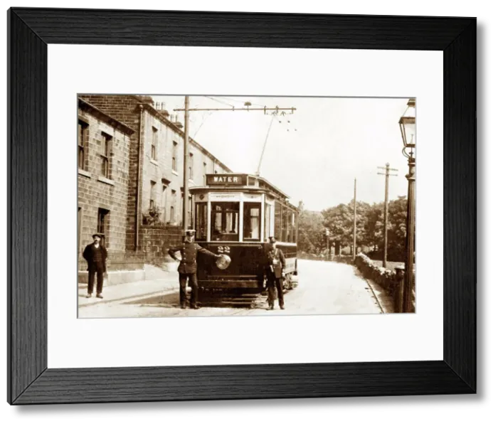 Framed Print : Tram terminus at Water, early 1900s Framed Print : Tram terminus at Water, early 1900s