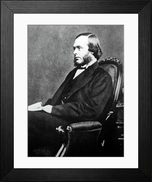 Framed Print : Joseph Lister, taken in the late 1860s Framed Print : Joseph Lister, taken in the late 1860s