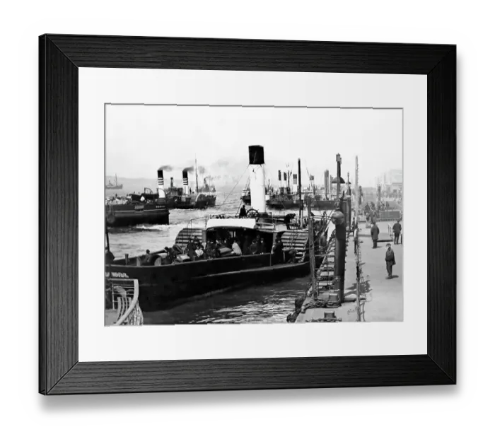 Framed Print : St. George's Dock, Liverpool, Victorian period Framed Print : St. George's Dock, Liverpool, Victorian period