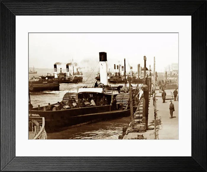 Framed Print : St. George's Dock, Liverpool, Victorian period Framed Print : St. George's Dock, Liverpool, Victorian period
