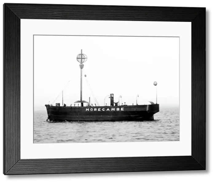 Framed Print : Morecambe Bay Lightship, Victorian period Framed Print : Morecambe Bay Lightship, Victorian period