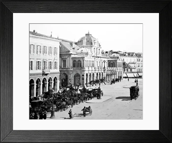 Framed Print : The Casino, Nice, France, Victorian period Framed Print : The Casino, Nice, France, Victorian period