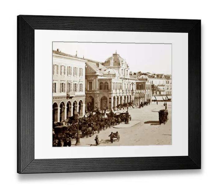 Framed Print : The Casino, Nice, France, Victorian period Framed Print : The Casino, Nice, France, Victorian period