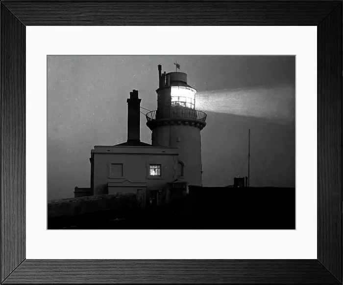 Framed Print : Belle Tout Lighthouse, Beach head, Victorian period Framed Print : Belle Tout Lighthouse, Beach head, Victorian period