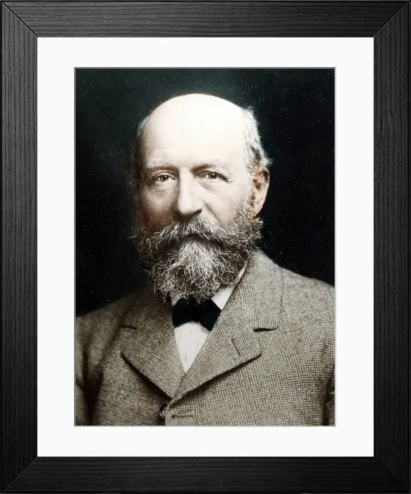 Framed Print : George Cadbury, Victorian period Framed Print : George Cadbury, Victorian period