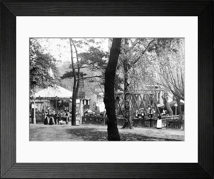 Framed Print : A funfair at the Vale of Health, Hampstead, London Framed Print : A funfair at the Vale of Health, Hampstead, London