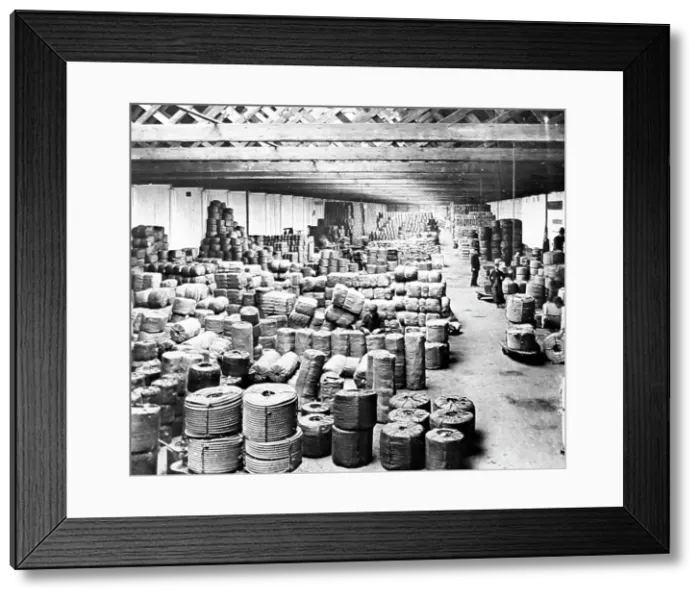 Framed Print : Rope Packing Room, The Belfast Ropework Company Ltd Framed Print : Rope Packing Room, The Belfast Ropework Company Ltd