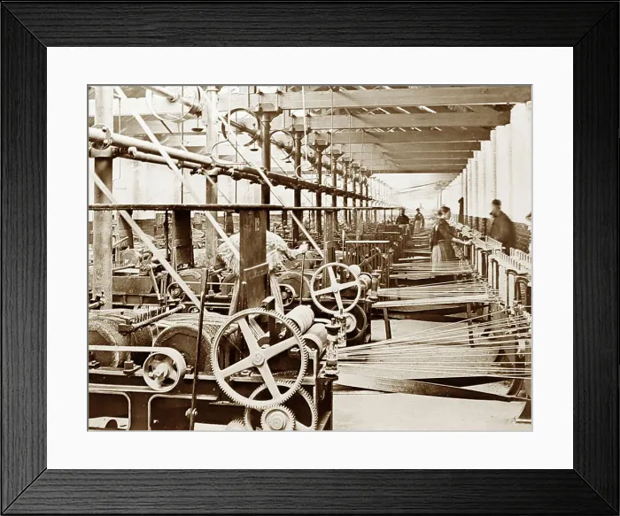 Framed Print : Twine making, The Belfast Ropework Company Ltd. Belfast Framed Print : Twine making, The Belfast Ropework Company Ltd. Belfast