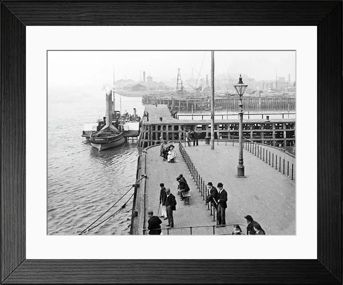 Framed Print : Victoria Docks, Hull, Victorian period Framed Print : Victoria Docks, Hull, Victorian period