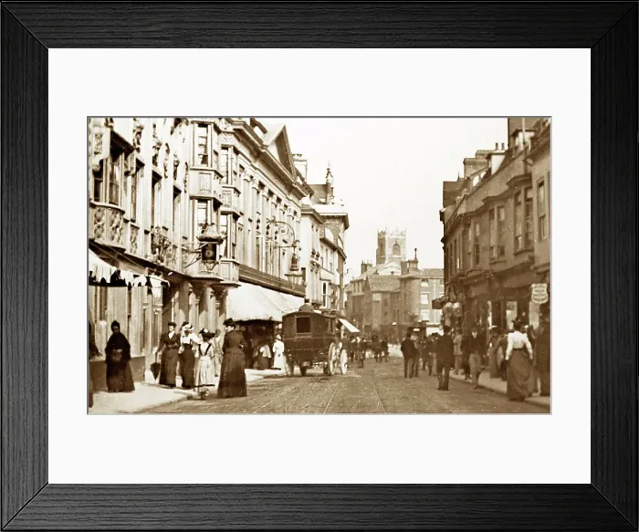 Framed Print : Westgate Street, Ipswich, Victorian period Framed Print : Westgate Street, Ipswich, Victorian period
