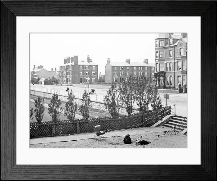 Framed Print : Skegness from the Pier entrance, Victorian period Framed Print : Skegness from the Pier entrance, Victorian period