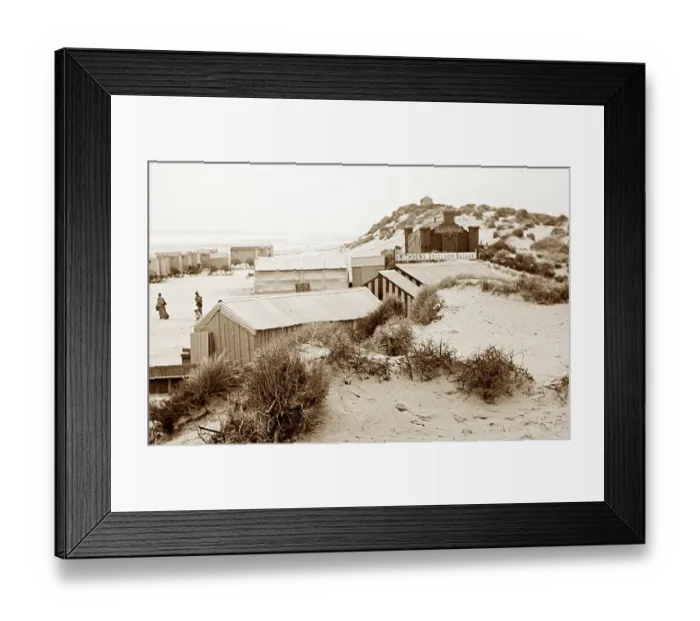 Framed Print : Mablethorpe sands, Victorian period Framed Print : Mablethorpe sands, Victorian period