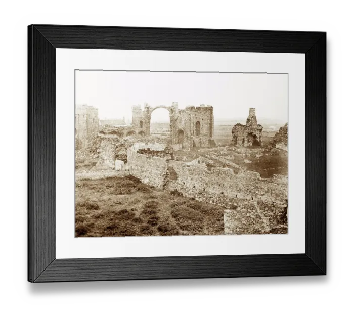 Framed Print : Lindisfarne Abbey, Holy Island, Victorian period Framed Print : Lindisfarne Abbey, Holy Island, Victorian period