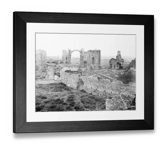 Framed Print : Lindisfarne Abbey, Holy Island, Victorian period Framed Print : Lindisfarne Abbey, Holy Island, Victorian period