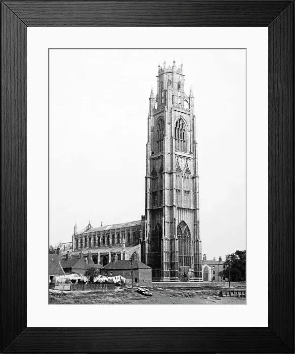 Framed Print : St. Botolph's Church, Boston Stump, Victorian period Framed Print : St. Botolph's Church, Boston Stump, Victorian period