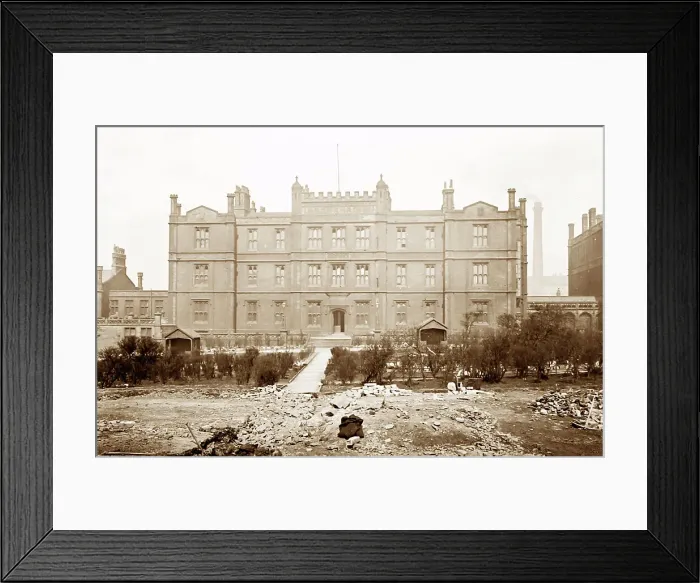 Framed Print : Bradford Infirmary, Victorian period Framed Print : Bradford Infirmary, Victorian period