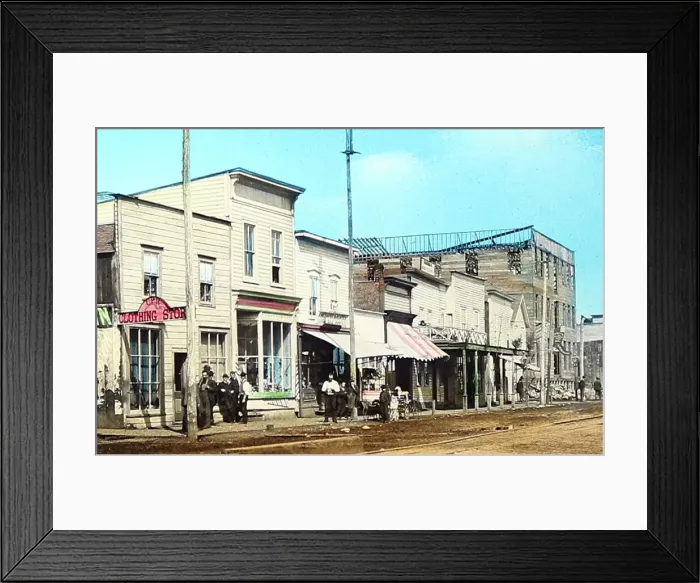 Framed Print : Water Street, Port Arthur, Canada, Victorian period Framed Print : Water Street, Port Arthur, Canada, Victorian period