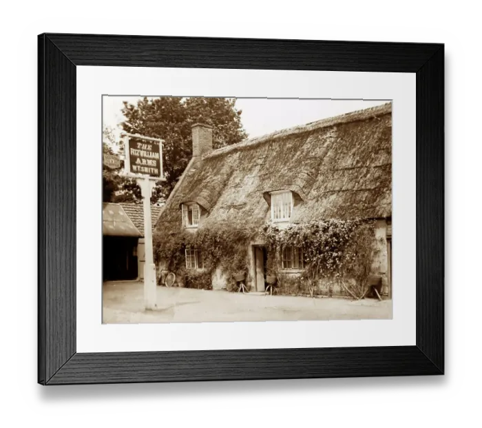 Framed Print : The Fitzwilliam Arms, Marholm, Victorian period Framed Print : The Fitzwilliam Arms, Marholm, Victorian period