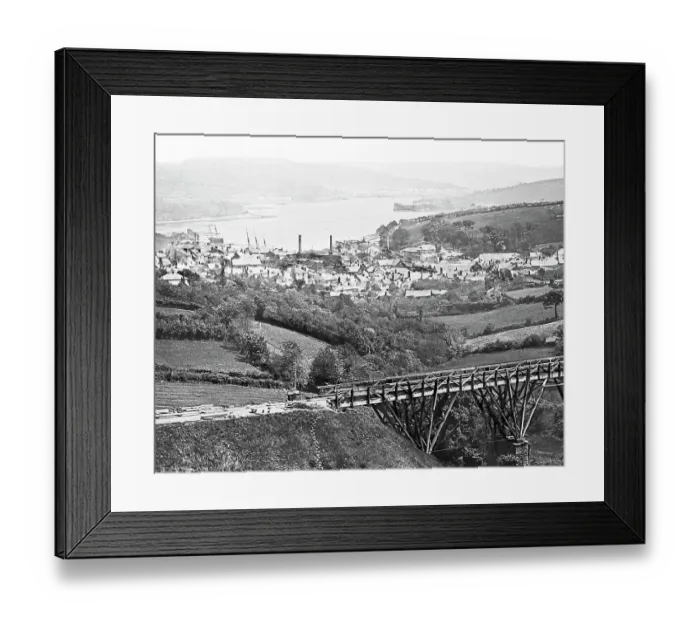 Framed Print : Penryn, Cornwall, Victorian period Framed Print : Penryn, Cornwall, Victorian period