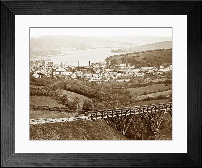 Framed Print : Penryn, Cornwall, Victorian period Framed Print : Penryn, Cornwall, Victorian period