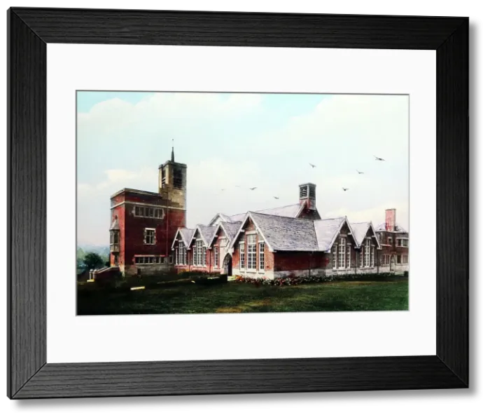 Framed Print : Schools at Bournville, early 1900s Framed Print : Schools at Bournville, early 1900s