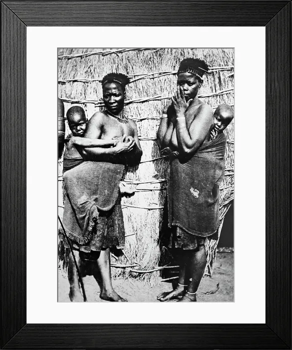 Framed Print : Ethnic woman, South Africa, Victorian period Framed Print : Ethnic woman, South Africa, Victorian period