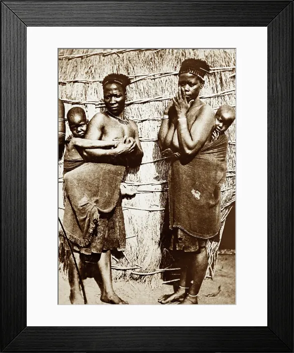 Framed Print : Ethnic woman, South Africa, Victorian period Framed Print : Ethnic woman, South Africa, Victorian period