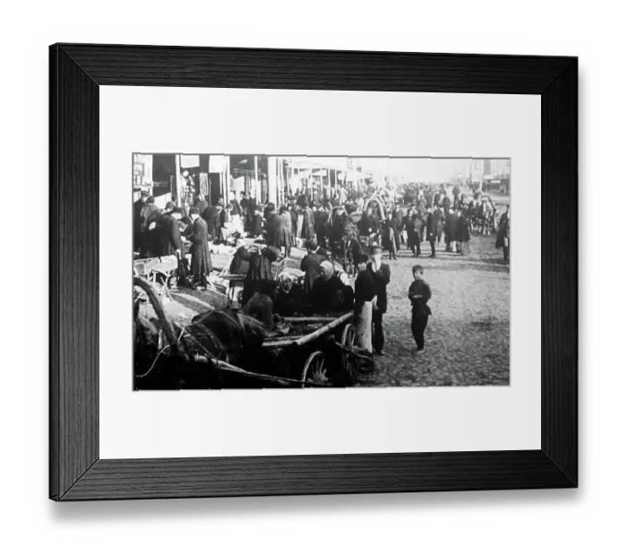 Framed Print : Street Fair, Novgorod, Russia, early 1900s Framed Print : Street Fair, Novgorod, Russia, early 1900s