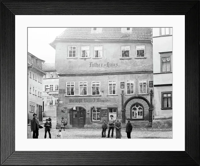 Framed Print : Luther's House, Eisenach, Germany, Victorian period Framed Print : Luther's House, Eisenach, Germany, Victorian period