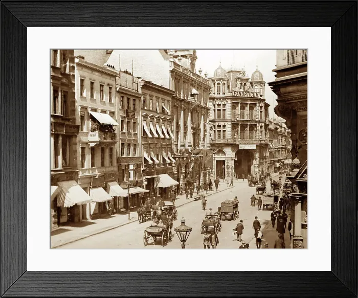 Framed Print : Frederic Strasse, Berlin, Germany, Victorian period Framed Print : Frederic Strasse, Berlin, Germany, Victorian period