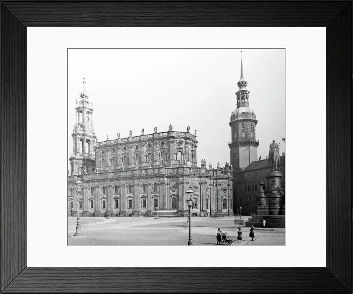 Framed Print : The Court, Dresden, Germany, Victorian period Framed Print : The Court, Dresden, Germany, Victorian period