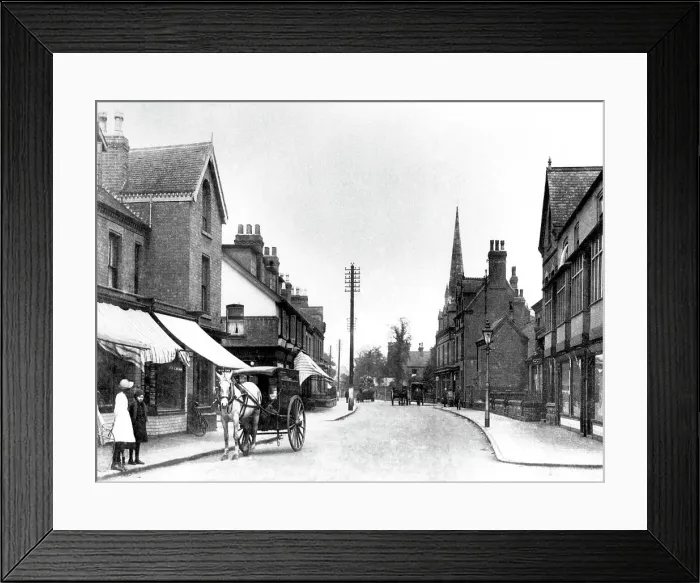 Framed Print : Chilwell Road, Beeston early 1900's Framed Print : Chilwell Road, Beeston early 1900's