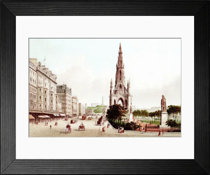 Framed Print : Princes Street, Edinburgh Framed Print : Princes Street, Edinburgh