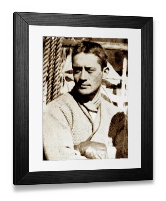 Framed Print : Scott's Antarctic Expedition Lt. Rennick on the Terra Nova Framed Print : Scott's Antarctic Expedition Lt. Rennick on the Terra Nova