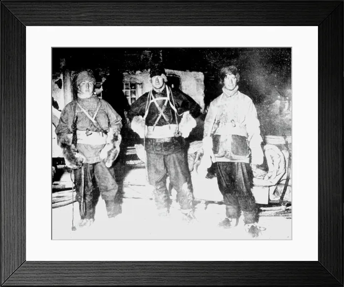 Framed Print : Bowers, Wilson and Cherry-Garrard Framed Print : Bowers, Wilson and Cherry-Garrard