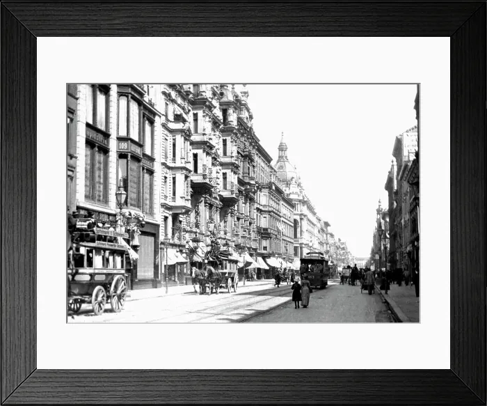 Framed Print : Leipziger Strasse Berlin Germany Victorian period Framed Print : Leipziger Strasse Berlin Germany Victorian period