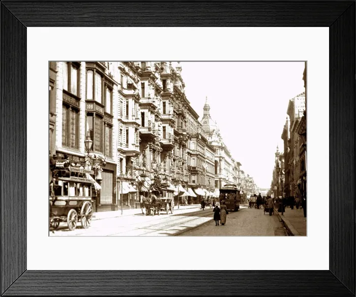 Framed Print : Leipziger Strasse Berlin Germany Victorian period Framed Print : Leipziger Strasse Berlin Germany Victorian period