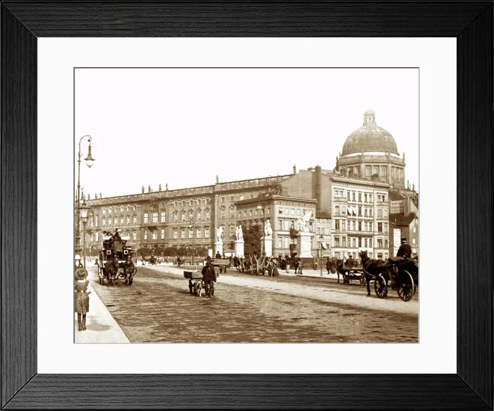 Framed Print : Berlin Royal Palace Germany Victorian period Framed Print : Berlin Royal Palace Germany Victorian period