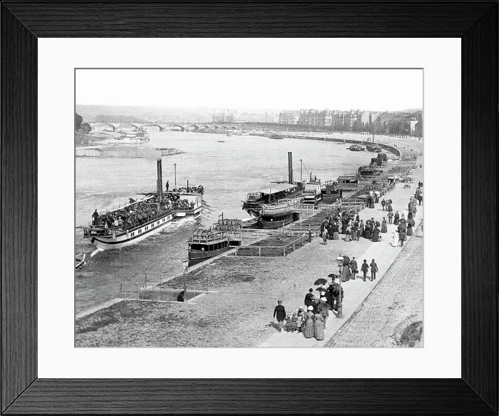 Framed Print : The Elbe Dresden Germany Victorian period Framed Print : The Elbe Dresden Germany Victorian period