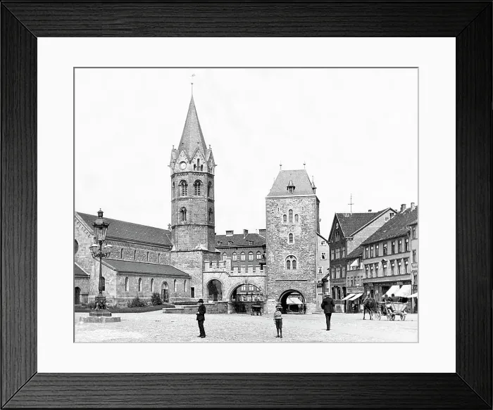 Framed Print : Eisenach Gateway Germany Victorian period Framed Print : Eisenach Gateway Germany Victorian period