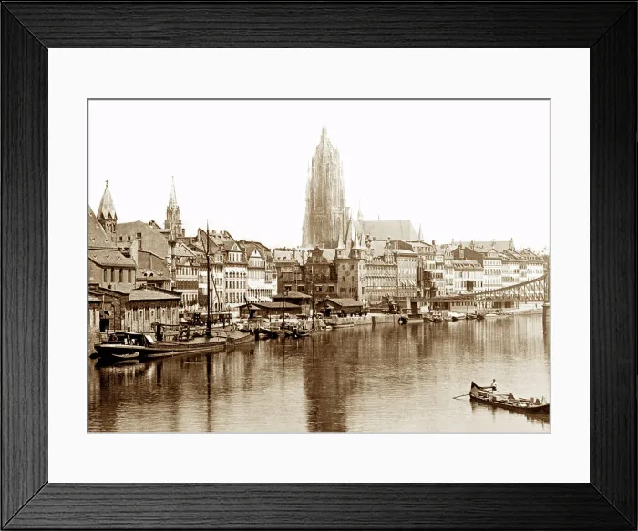 Framed Print : Frankfurt Germany Victorian period Framed Print : Frankfurt Germany Victorian period