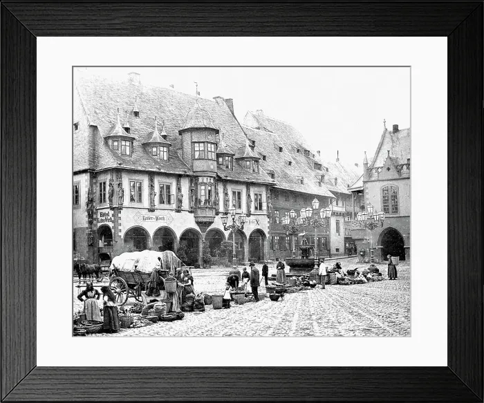 Framed Print : The Kaiserworth Goslar Germany Victorian period Framed Print : The Kaiserworth Goslar Germany Victorian period