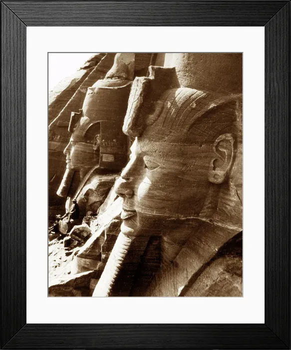 Framed Print : Egypt Abu Simbel Victorian period Framed Print : Egypt Abu Simbel Victorian period