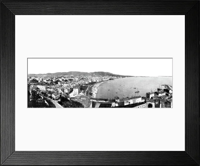 Framed Print : Panorama of Cannes Victorian period Framed Print : Panorama of Cannes Victorian period