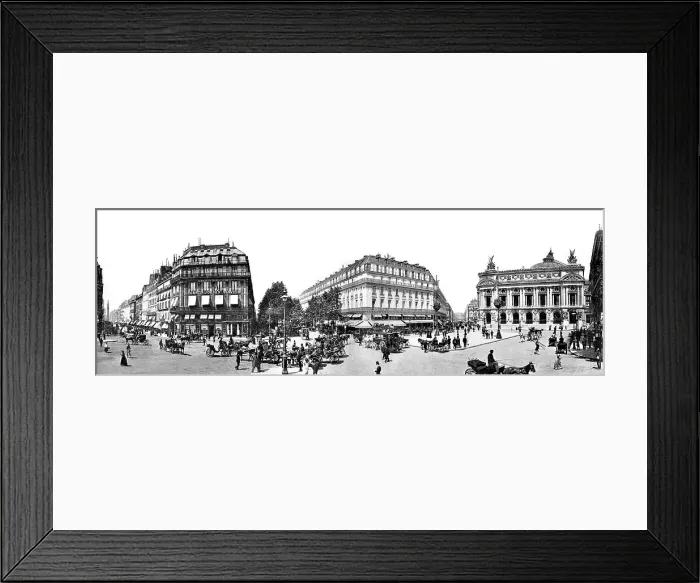 Framed Print : Panorama of Paris Victorian period Framed Print : Panorama of Paris Victorian period
