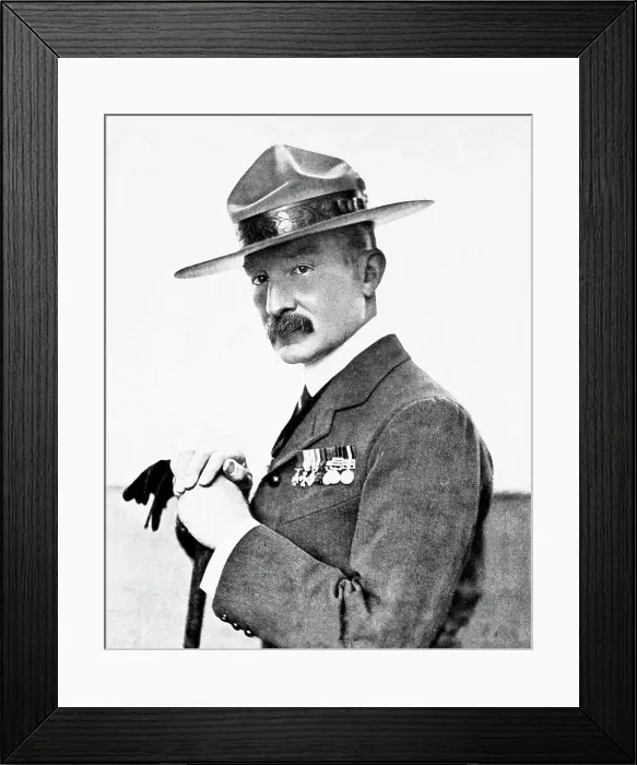 Framed Print : Baden Powell founder of the Boy Scouts Framed Print : Baden Powell founder of the Boy Scouts